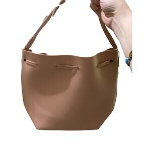 Kayla +Ava Vegan purse Drawstring Alltrue Faux Leather Crossbody Shoulder New